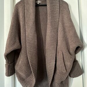 Barefoot Dreams Cozy Brown Women's Cardigan